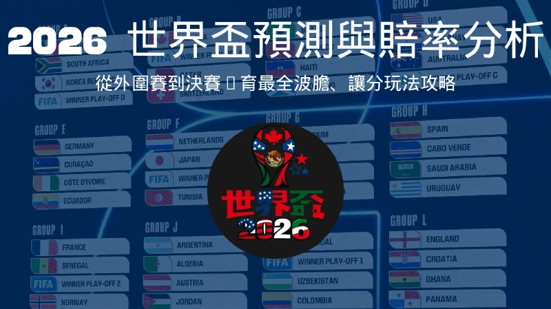 世界盃賠率分析