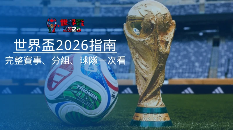 世界盃2026指南 - 完整賽事、分組、球隊一次看